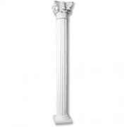 Single Roman Corinthian Column 96in. - Fiberglass Resin - Indoor/Outdoor Statue Single Roman Corinthian Column 96in. - Fiberglass Resin - Indoor/Outdoor Statue
