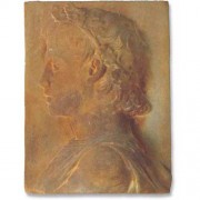 Emperor Plaque 14 Fiber Stone Indoor/Outdoor Garden Statue