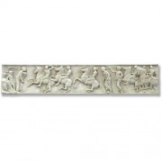 Parthenon Frieze 58x11in. Fiberglass Resin Outdoor Wall Mount Statue Parthenon Frieze 58x11in. Fiberglass Resin Outdoor Wall Mount Statue