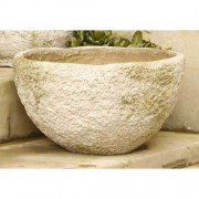 Rough Hewn Bowl #2 11in. Fiberglass Resin Indoor/Outdoor