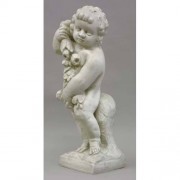 Spring Season Cherub 24in. High  Fiberglass Resin Indoor/Outdoor Garden