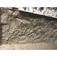 Big Mountain Wall 5X50X96 Fiberglass Resin Indoor/Outdoor Garden Statue