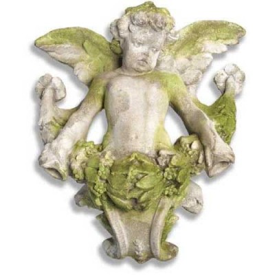 Angel Gliding Looking Left/Right Fiberglass Outdoor Wall Mount Statue -  - FS7718L