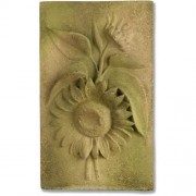 Sunflower Plaque Fiberglass Resin Indoor/Outdoor