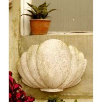 Herley Shell Sconce 12in. - Fiberglass Resin - Indoor/Outdoor Statue