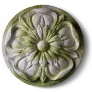 Amalfi Medallion Fiberglass Resin Indoor/Outdoor Statue/Sculpture