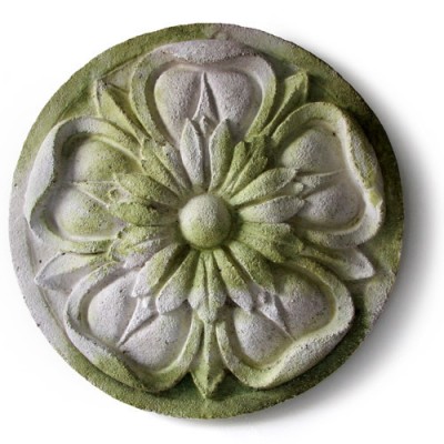Amalfi Medallion Fiber Stone Resin Indoor/Outdoor Statue/Sculpture -  - FS3008