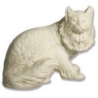Cat By Benson 12in. - Fiberglass Resin - Indoor/Outdoor Garden Statue