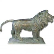 Art Institute Lion 42in. Look Right Facing - Fiberglass Resin - Outdoor Statue