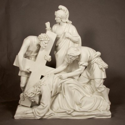 Jesus Falls The 2nd Time Station 7 - Fiberglass - Statue -  - F7456