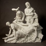 Jesus Is Nailed To Cross Station 11 - Lightweight Fiberglass Resin - Statue