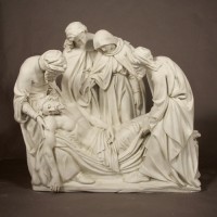 Jesus Is Buried Station 14 - Lightweight Fiberglass Resin - Indoor/Outdoor Statue