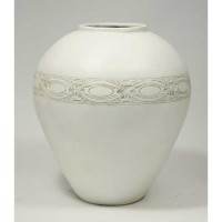 Sullivan Patio Urn 25 Inch Fiberglass Resin Indoor/Outdoor /Sculpture