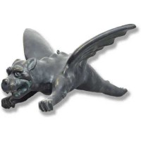 Flying Gargoyle Large 16in. - Fiberglass Resin - Indoor/Outdoor Statue