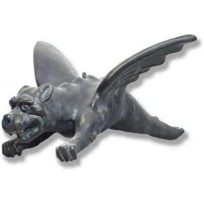 Flying Gargoyle Large 16in. - Fiberglass - Indoor/Outdoor Statue -  - F726