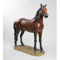 Stallion Horse 47" - Fiberglass Resin Indoor/Outdoor Garden Statue