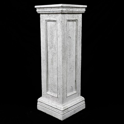 Panel Plant Stand 33in. Fiber Stone Resin Indoor/Outdoor Garden Statue -  - FS8370