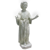 10 Year Old Jesus Lightweight Fiberglass Resin Indoor/Outdoor Garden