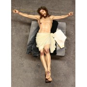 Large Corpus (Body Only) of Christ for Church Altar - 46in. - Lightweight Fiberglass Resin -  Altar