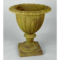 Botanico Patio Urn 21in. High - Fiberglass Resin - Indoor/Outdoor