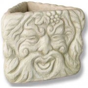 Angry Men Planter Garden / Patio  15in. - Fiberglass Resin - Indoor/Outdoor