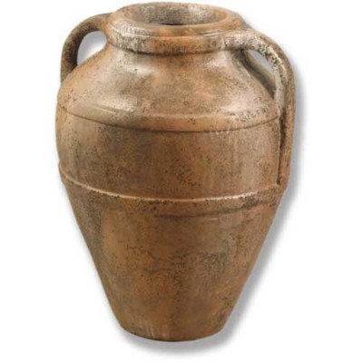 Double Banded Vase Fiberglass Indoor/Outdoor Garden -  - F7942