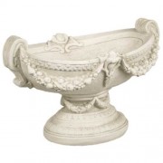 Addie Swag Patio Urn - Fiberglass Resin - Indoor/Outdoor /Sculpture