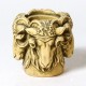 Ram Pot With Lid 9in. Fiberglass Indoor/Outdoor Garden -  - F808