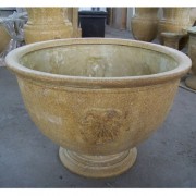 French Anduze Urn Wide Fiberglass Resin Indoor/Outdoor Garden / Patio