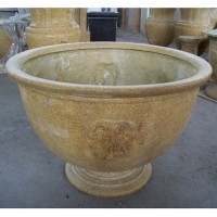 French Anduze Urn Wide Fiberglass Resin Indoor/Outdoor Garden / Patio