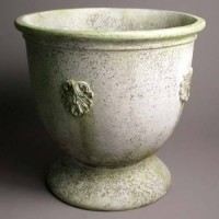 French Anduze Planter Med Fiberglass Resin Indoor/Outdoor Garden / Patio