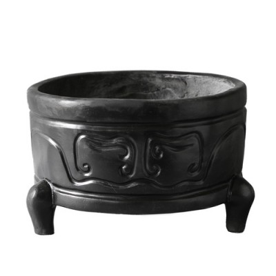 Legged Chinese Bowl 8.5 Fiberglass Indoor/Outdoor Garden -  - F3344