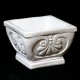 Fleur De Lis Pot-Square 10in. High  Fiberglass Indoor/Outdoor Garden -  - F100