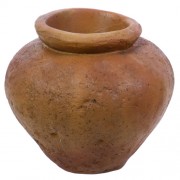 Ancient Jar 10 Inch Fiberglass Resin Indoor/Outdoor /Sculpture