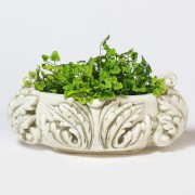 Terrace Vessel 9in. ( Oval ) Fiberglass Resin Indoor/Outdoor