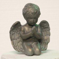 Little Prayer Fiberglass Resin Indoor/Outdoor Garden Cherub