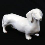 Dachshund Adult 12in. Fiberglass Resin Indoor/Outdoor Garden Statue