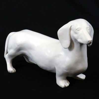Dachshund Adult 12in. Fiberglass Indoor/Outdoor Garden Statue -  - F7722