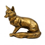 Fox 16 Inch Fiberglass Resin Indoor/Outdoor Garden Statue/Sculpture