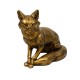 Fox 16 Inch Fiberglass Indoor/Outdoor Garden Statue/Sculpture -  - F7996