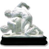 Wrestlers Sml. 4 - Carrara Marble