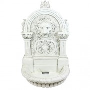 Le Grande Lion Fountain 58in. - Fiberglass Resin - Outdoor Statue