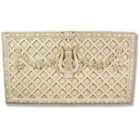 Harp Trellis Plaque Fiberglass Resin Indoor/Outdoor