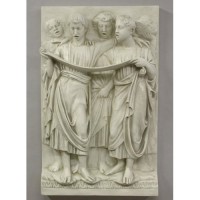Cantoria Frieze/Scroll - Large - Fiberglass Resin - Outdoor Statue