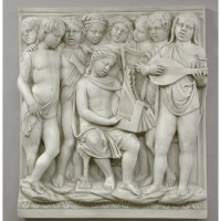 Cantoria Frieze/Instruments - Fiberglass Resin - Indoor/Outdoor Statue
