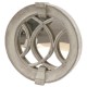 Laced Round Frame Mirror Fiber Stone Resin Outdoor Wall Mount Statue -  - FS8679M