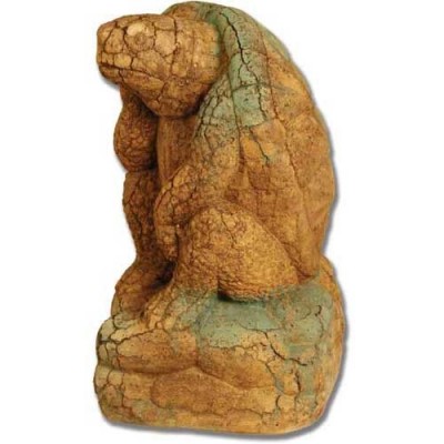 Cracked Up Turtle 12 15in. - Fiber Stone Resin - Indoor/Outdoor Statue -  - FS9050