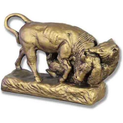 Bear And Bull - Fiberglass - Indoor/Outdoor Statue/Sculpture -  - T36359