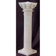 Fineline Corinth 39in. Fiberglass Resin Column Indoor/Outdoor Statue