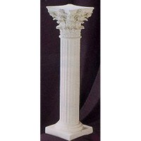 Fineline Corinth 39in. Fiberglass Resin Column Indoor/Outdoor Statue
